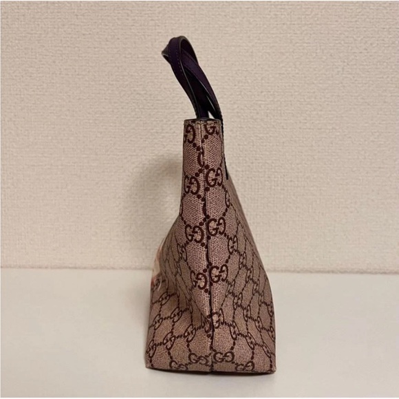 Gucci Beige and Black Cat Print Tote - Picture 3 of 13